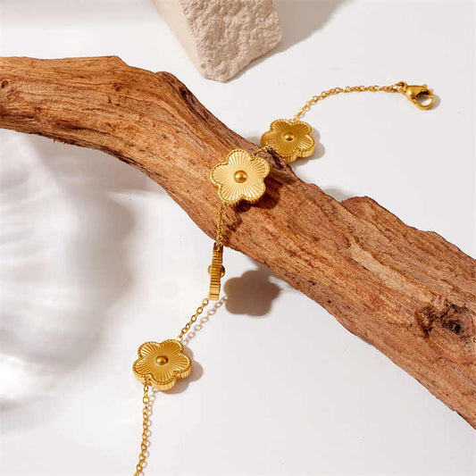 Pulsera de Trébol Dorado